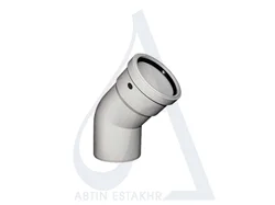 زانو بست خور 45 درجه پوش فیت